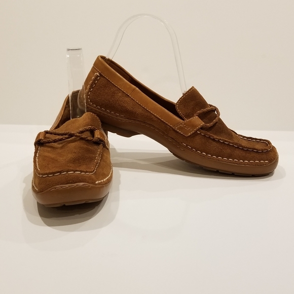 timberland brown loafers
